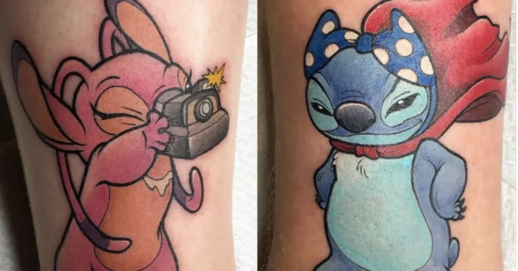 Lilo and Stitch disney couple tattoos