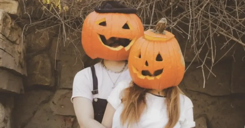 pumpkin Couple Halloween Costumes